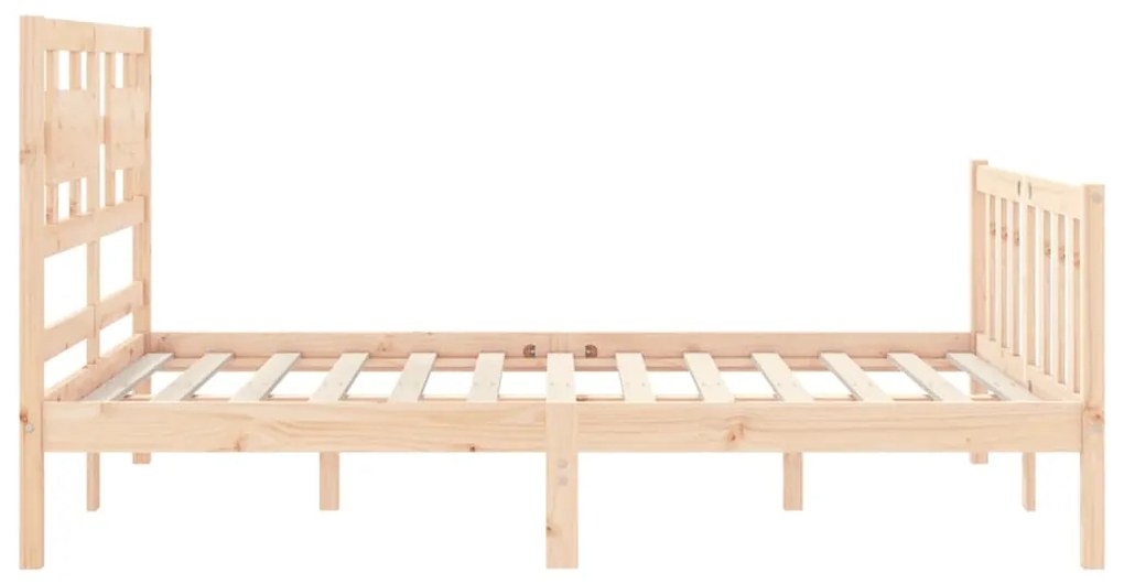 Cama sem colchão 120x200 cm madeira de pinho maciça