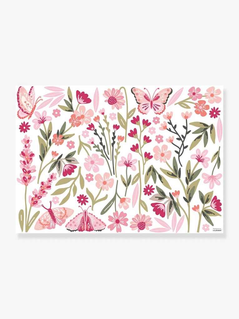 Autocolantes, Jardim Florido Magenta, da LILIPINSO rosa
