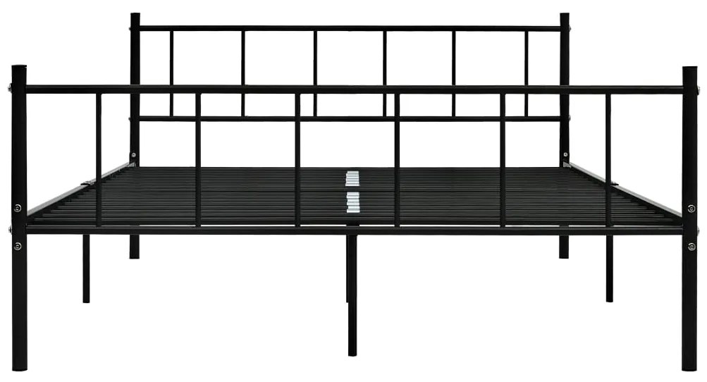 Estrutura de cama 180x200 cm metal preto