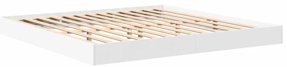 Cama Estante Branca 180x200 cm Madeira Engineered