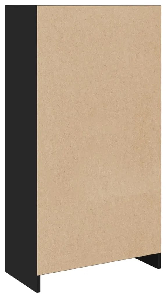 Estante 57x28,5x107,5 cm derivados de madeira preto