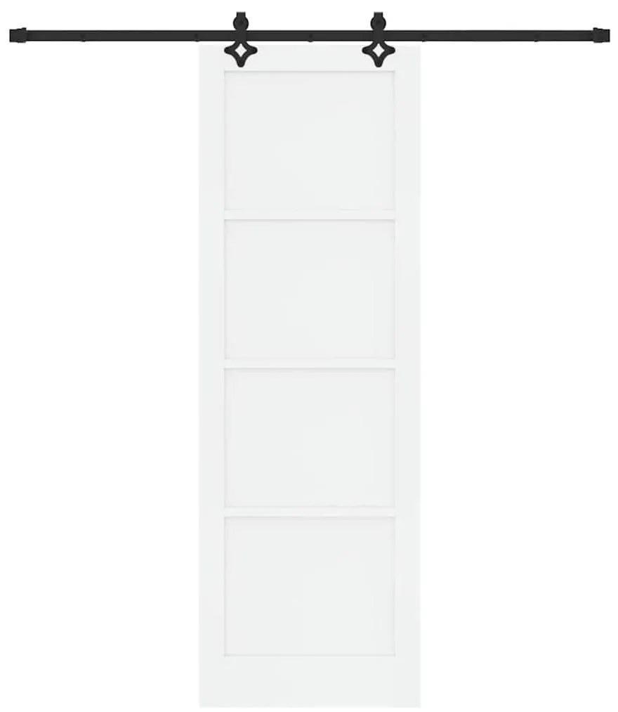 Porta Deslizante com Conjunto de Hardware 'ORKDAL'Madeira Sólida de Pi