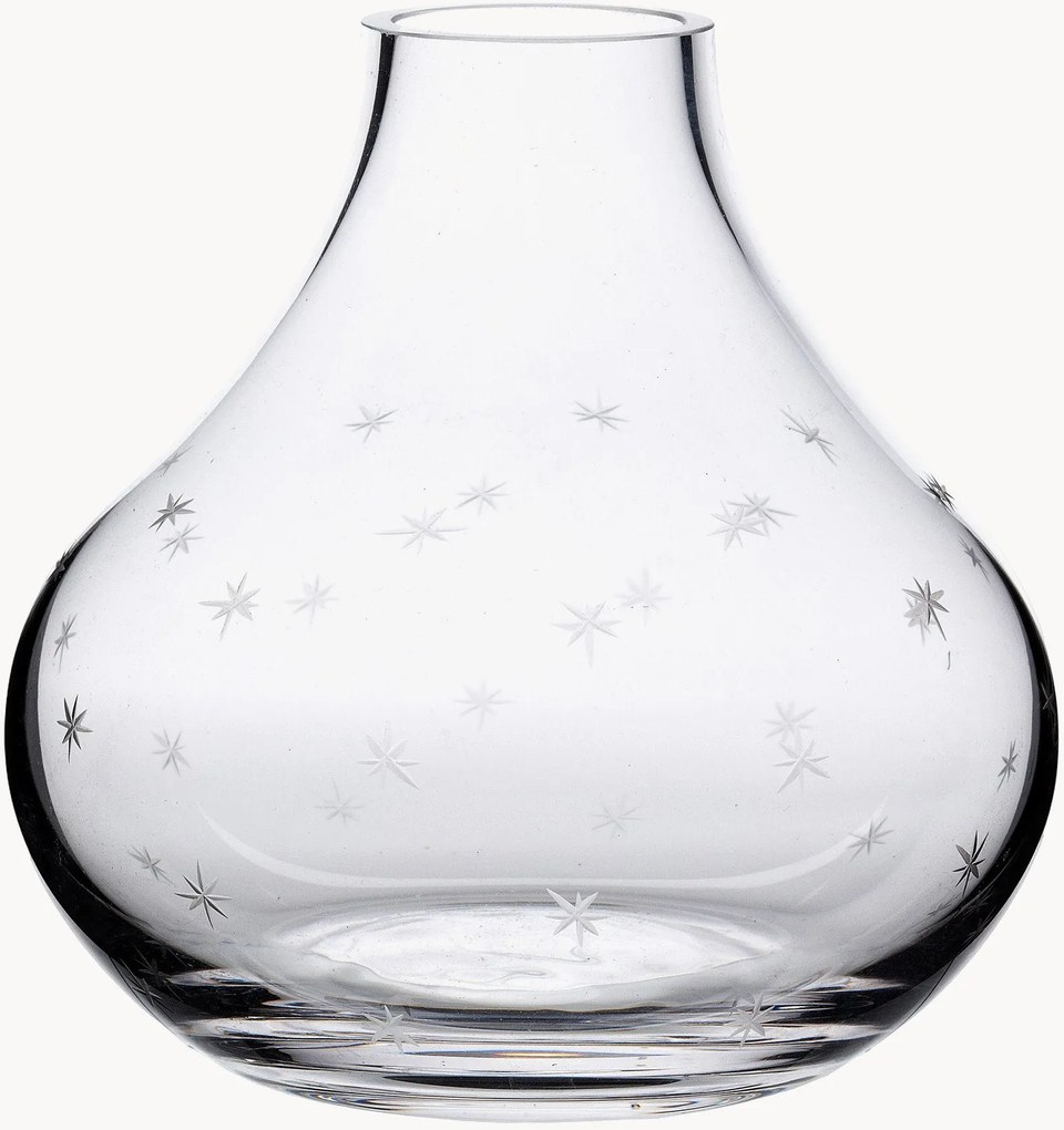 Jarra em cristal artesanal Stars, Alt 11 cm