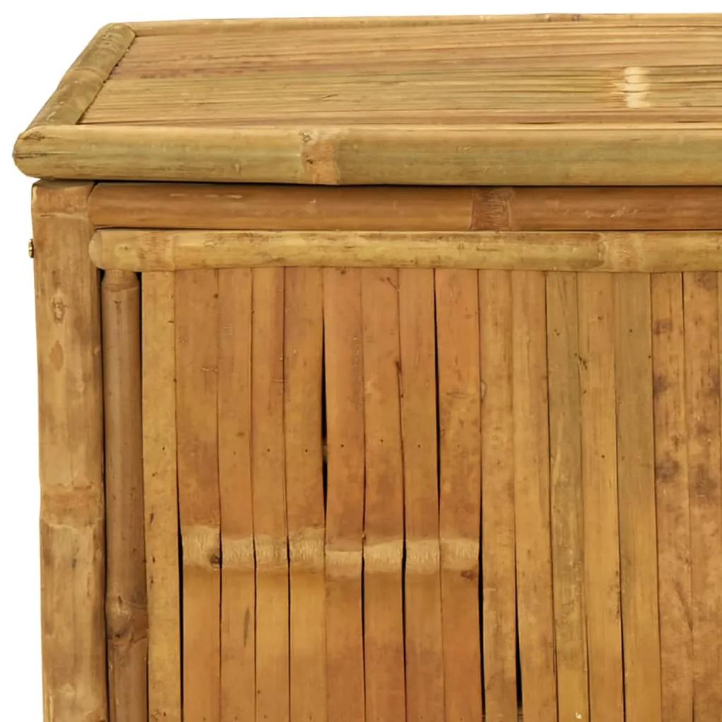 Caixa de arrumação para jardim 90x52x55 cm bambu