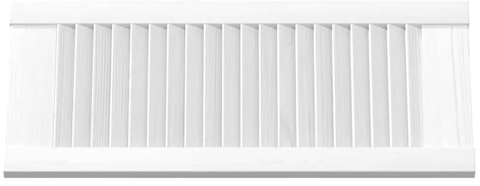 Portas de armário 4 pcs design de persiana 69x29,5 cm branco