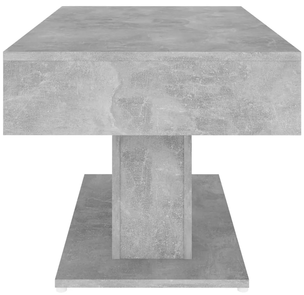 Mesa de centro 96x50x45 cm derivados madeira cinzento cimento