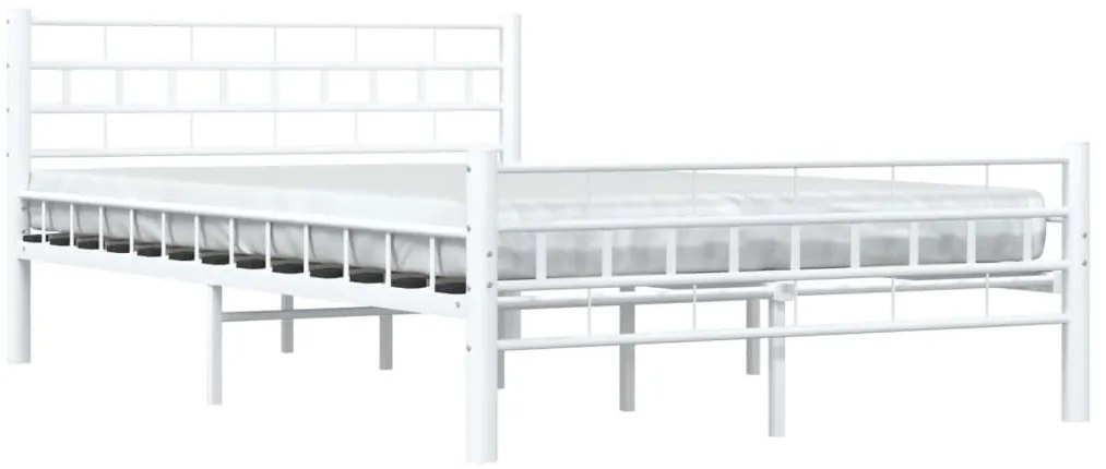 Estrutura de cama 120x200 cm metal branco