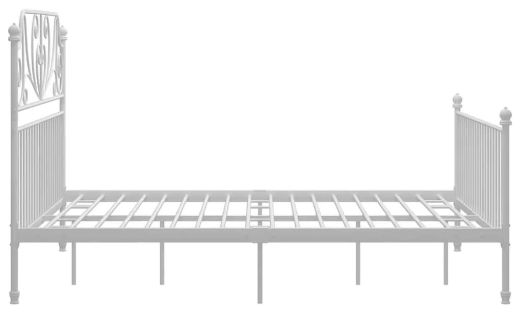 Estrutura de cama metal 160x200 cm branco