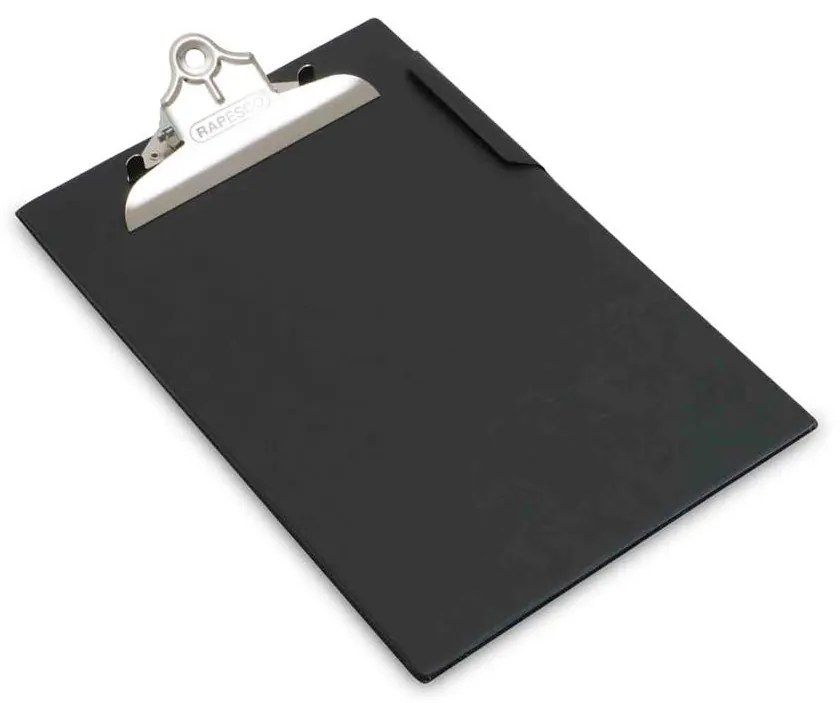 Prancheta com Mola Pvc A4 Preto Rapesco