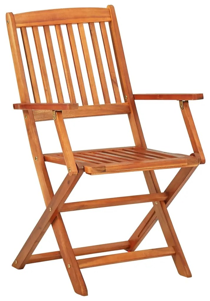 13 pcs conjunto de jantar para jardim 280x90x75cm acácia maciça