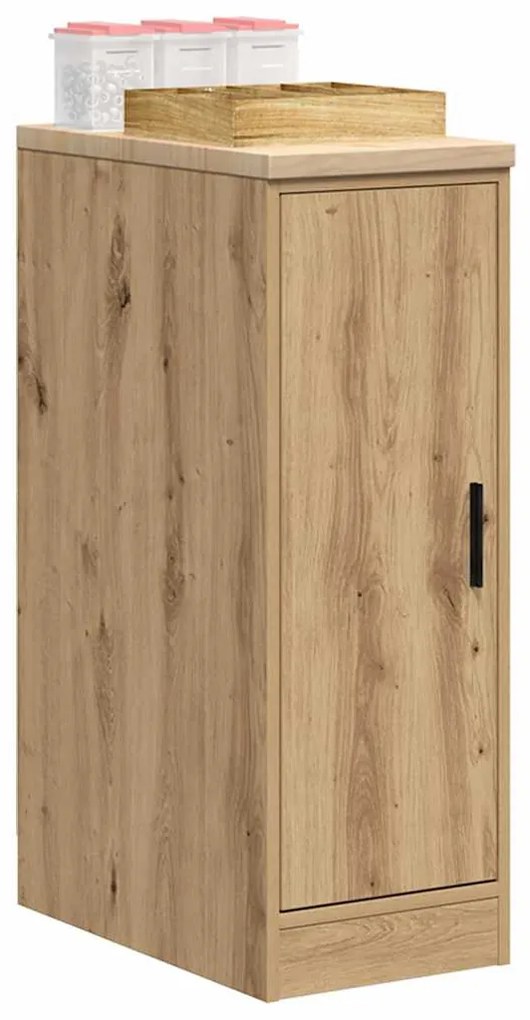 vidaXL Armário de arrumação de garagem carvalho artesanal 30x51x85 cm
