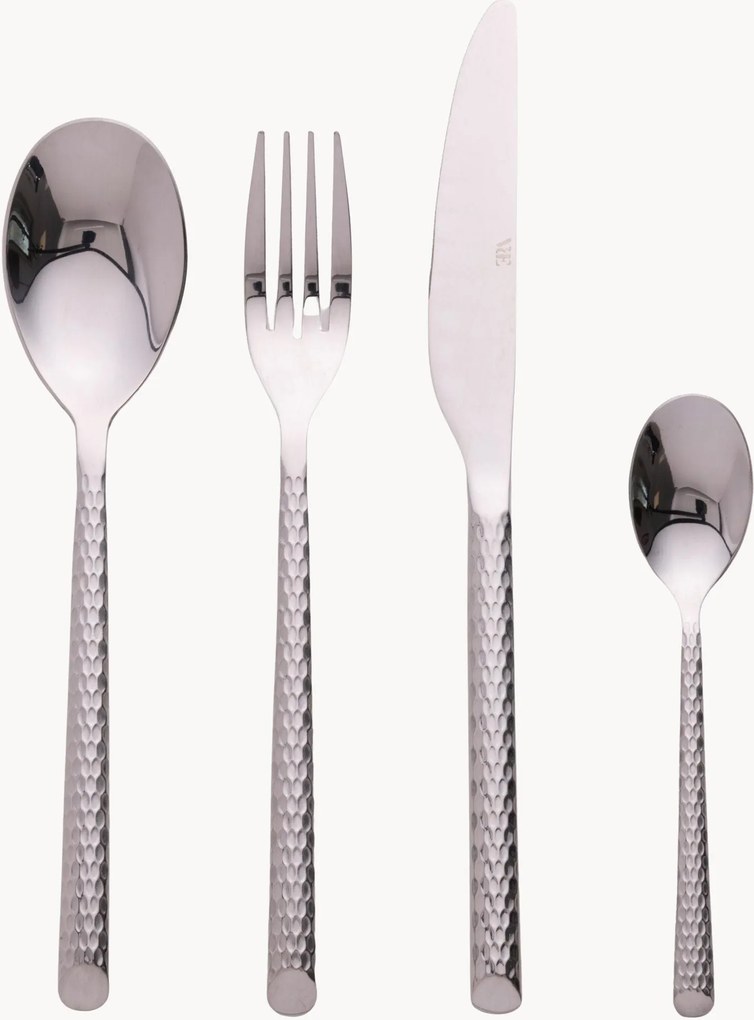 Conjunto de talheres altamente polidos Malindi, 6 pessoas, conjunto de 24