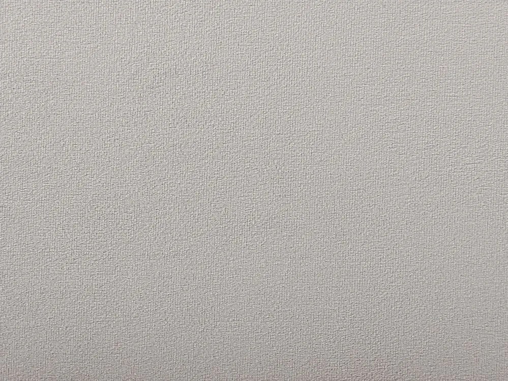 Cama de solteiro em veludo cinzento claro 90 x 200 cm NOZAY Beliani