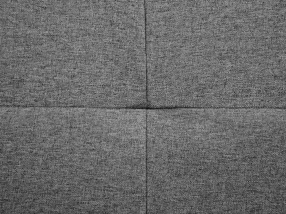Sofá-cama de 2 lugares em tecido cinzento escuro HOVIN Beliani