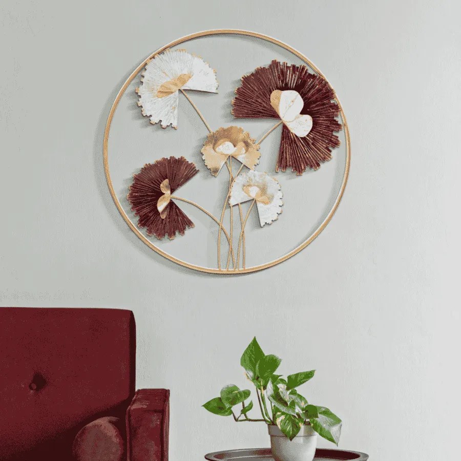 DECORAÇÃO DE PAREDE REDDY REDONDA CM Ø 61X5,7 MULTICOLORIDA