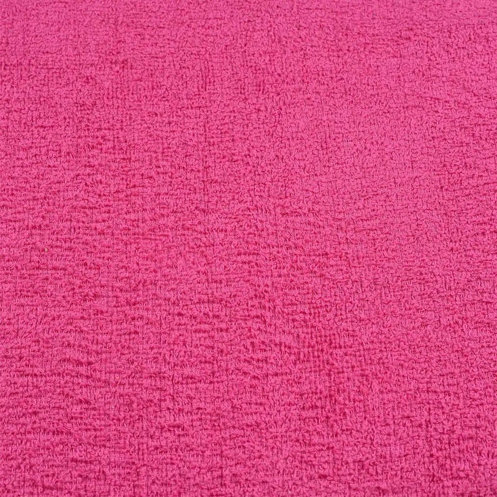 Toalhas de banho 10 pcs 100x150 cm 360 gsm 100% algodão rosa