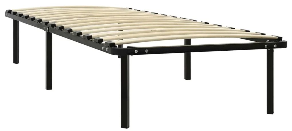 Estrutura de cama 90x200 cm metal preto