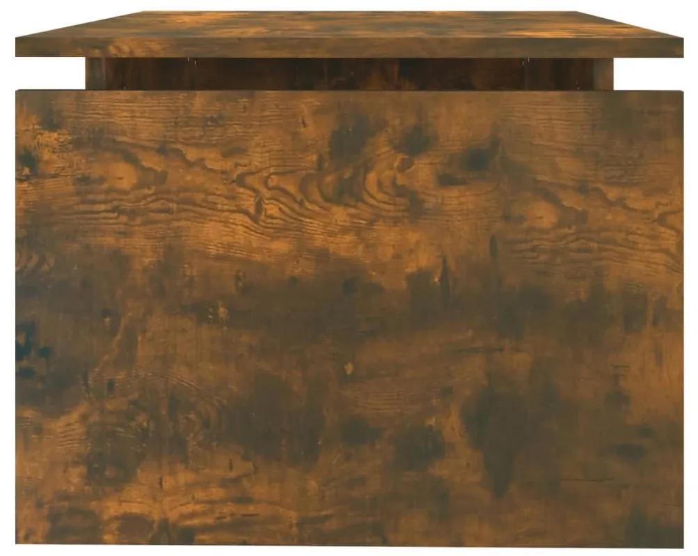 Mesa de centro 68x50x38 cm derivados de madeira carvalho fumado