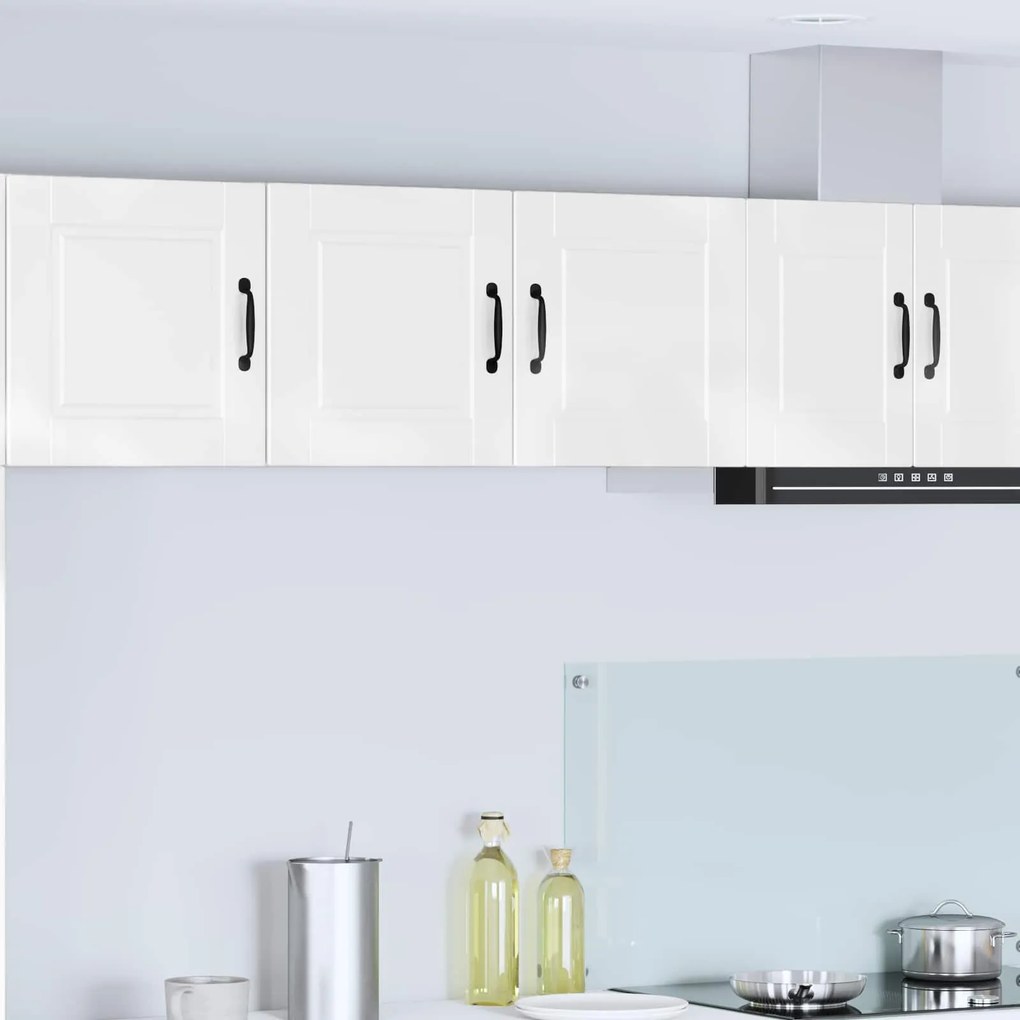 vidaXL Armário de Cozinha com porta Branco Brilhante 80 x 31 x 40 cm