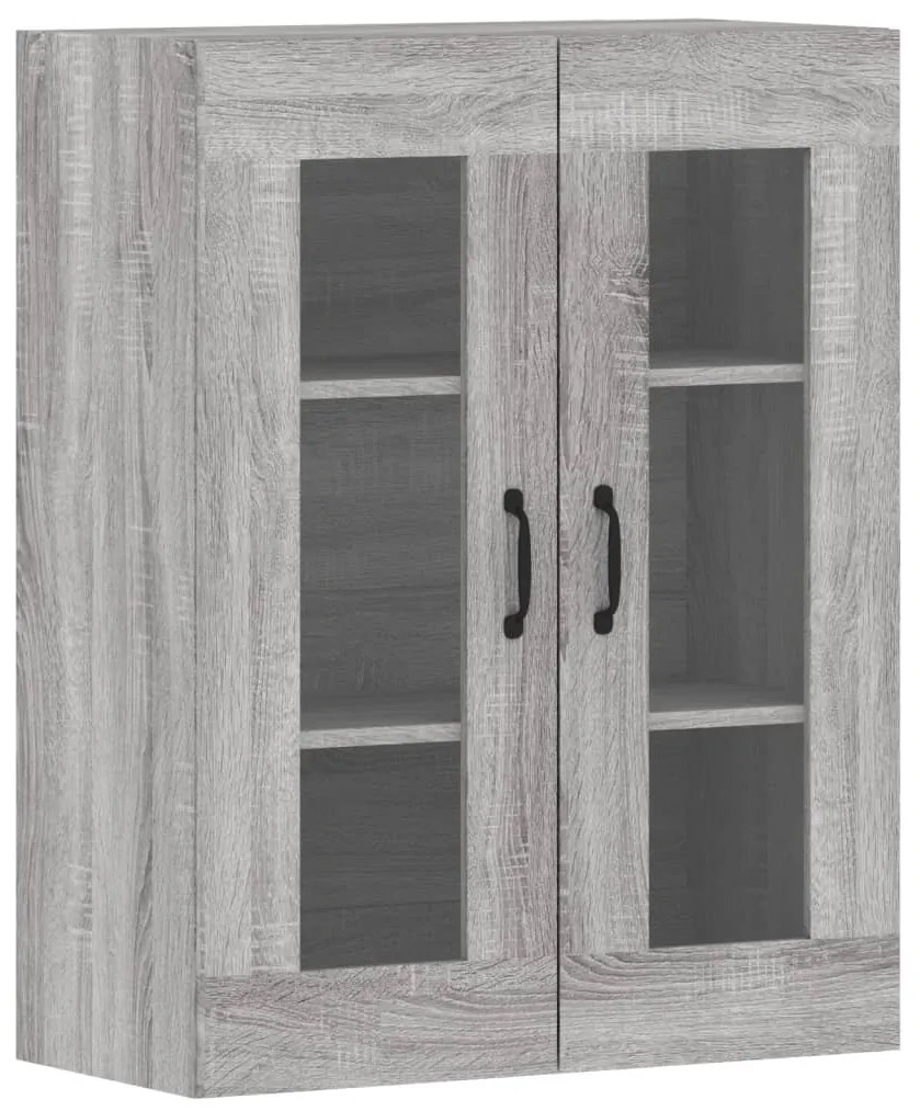 Móveis de parede 2 pcs derivados de madeira cinzento sonoma
