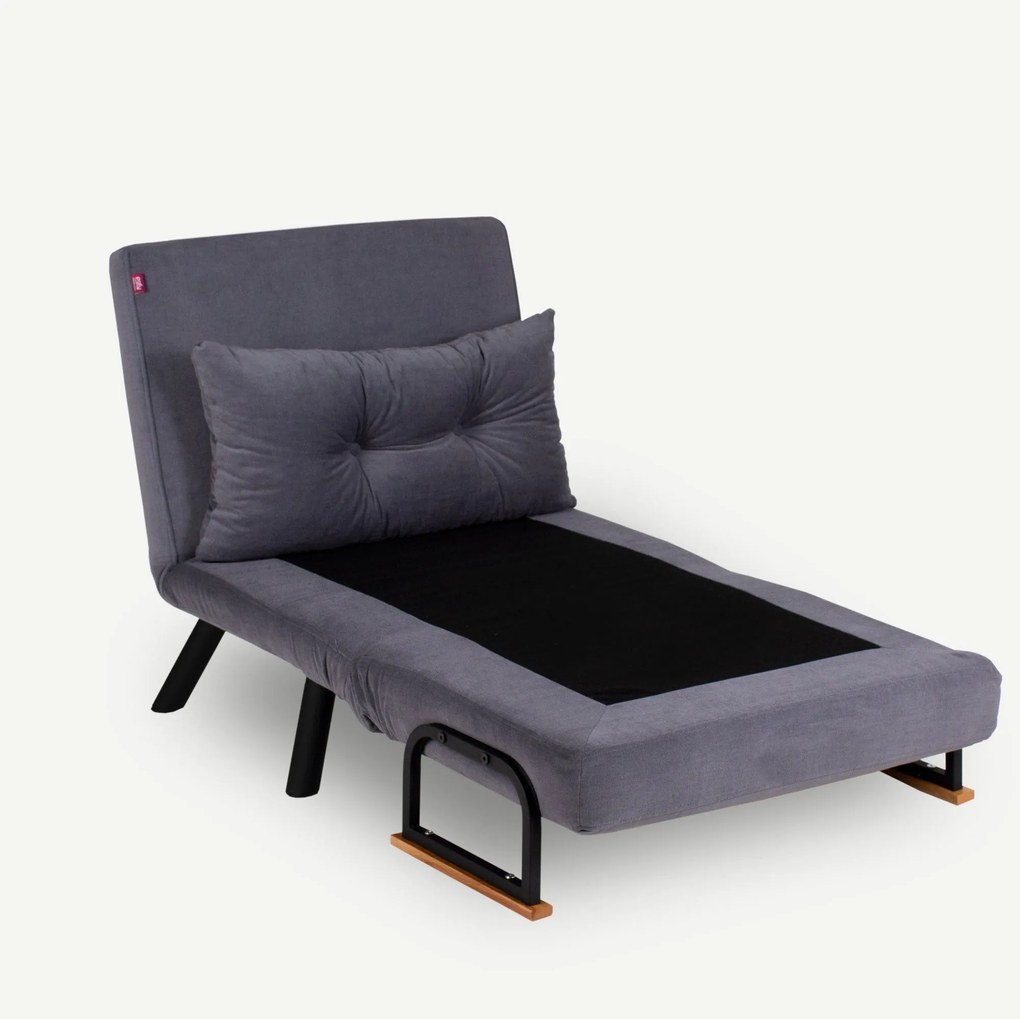 **** Sofá-Cama Sando de 1 Lugar – Cinzento – 50x67x41 cm
**