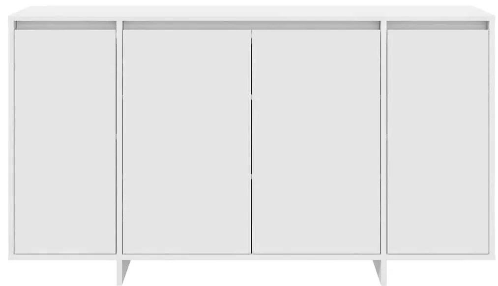 Buffet Branco Branco Madeira 135 x 41 x 75 cm Buffet Branco