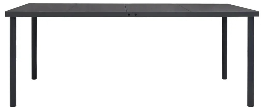 7 pcs conjunto de jantar para exterior aço