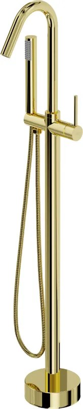 Mexen Gaja torneira de banheira independente, dourada - 75333-50