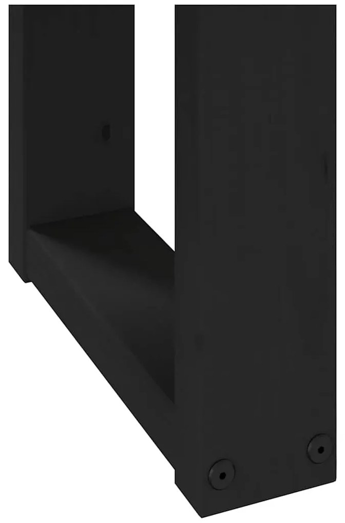 Banco de jantar NOAIN pernas forma U 180x40x45 cm pinho maciço