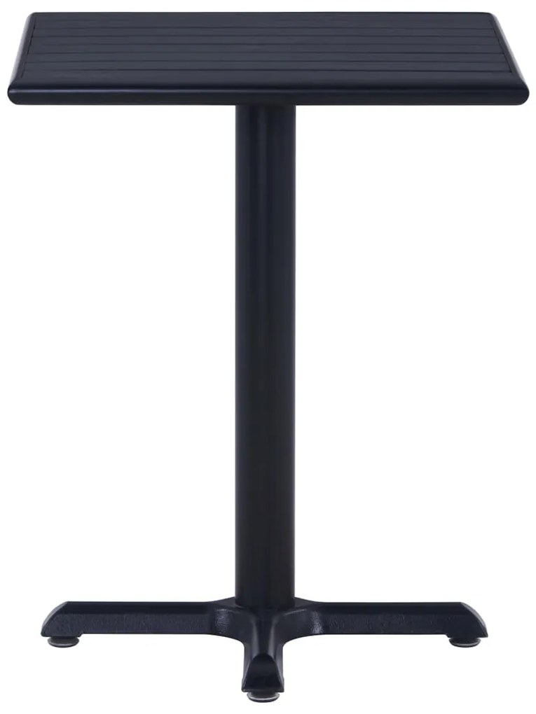 Mesa de jardim 60x60x75 cm preto