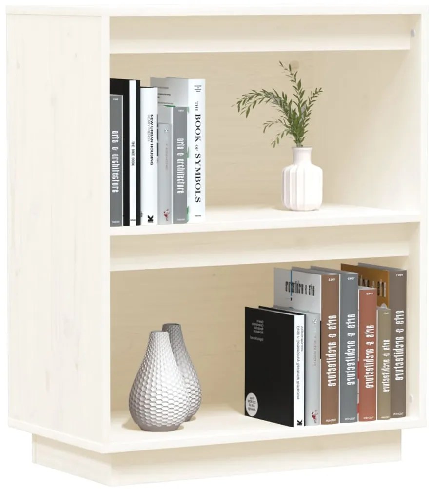 Armário consola 60x34x75 cm pinho maciço branco