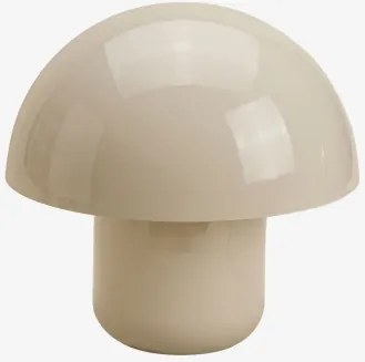 Lâmpada De Mesa ↑30 Cm Em Ferro Zyora Tapioca Bege - Sklum