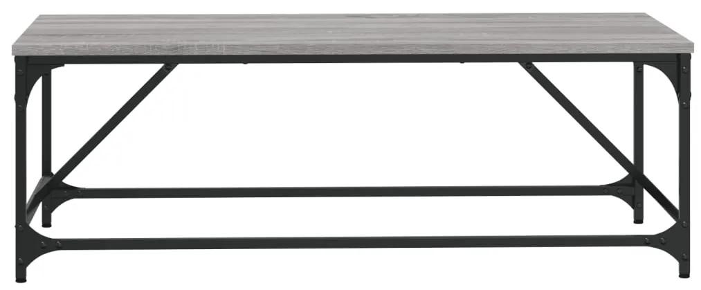 Mesa de centro 100x50x35 cm derivados de madeira cinza sonoma