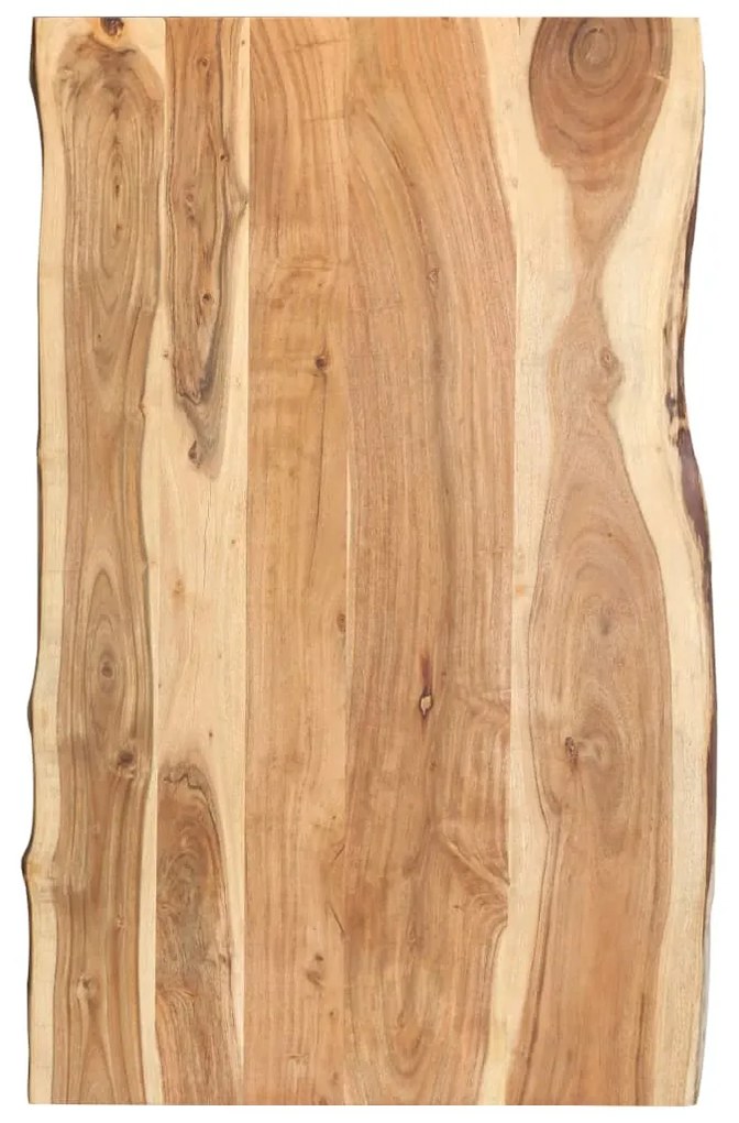 vidaXL Tampo de mesa 100x(50-60)x3,8 cm madeira de acácia maciça