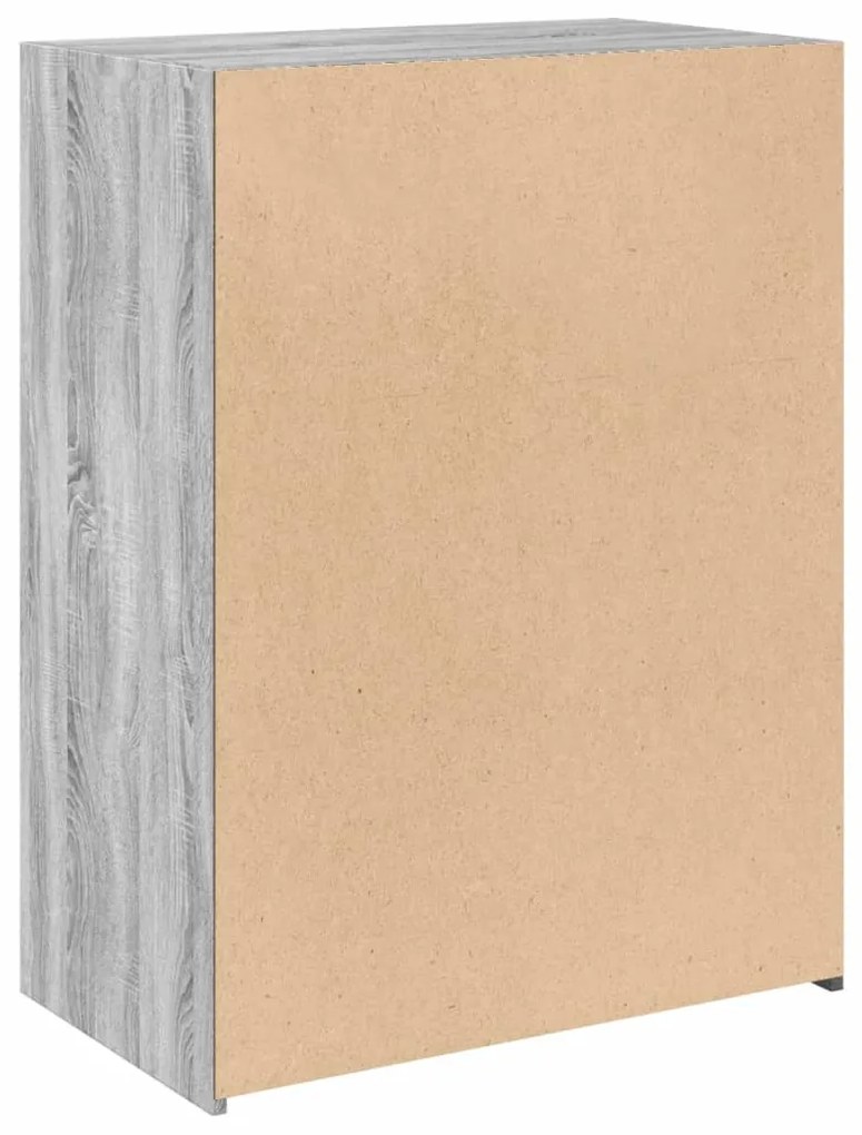 Aparador 70x41x93 cm derivados de madeira cinzento sonoma