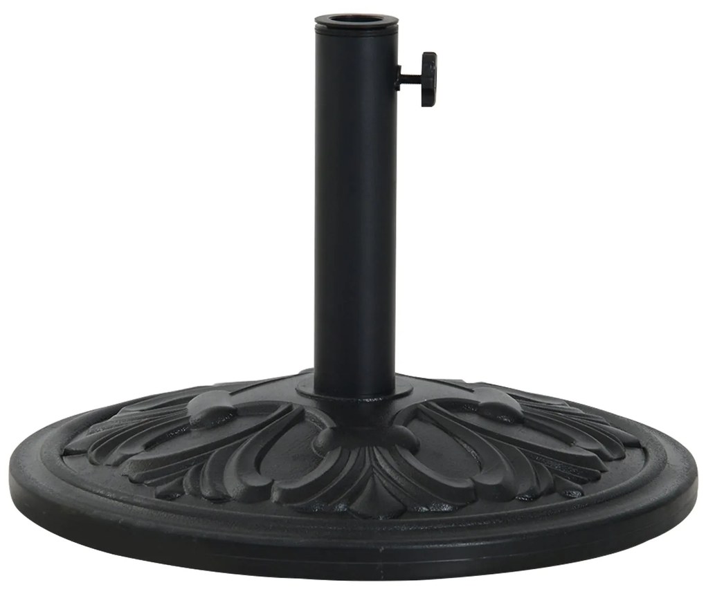 Base para Chapéu de Sol Peso 13 kg Base Chapéu de Sol Redondo de HDPE