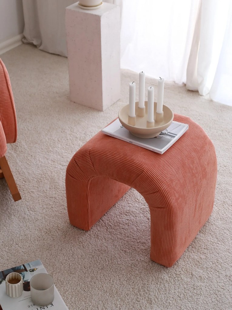 Pouffe Nu – Coral – 51x45x46 cm