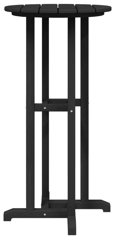 Mesa de Bar Preta 55x55x107 cm HDPE