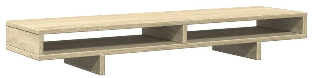 Suporte para monitor derivados de madeira carvalho sonoma