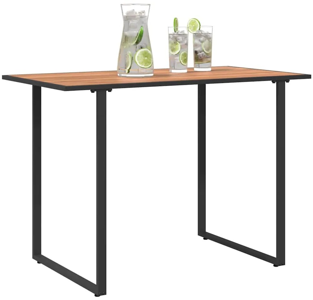 Mesa de Jardim Castanha 100x55x70 cm DPC e Aço