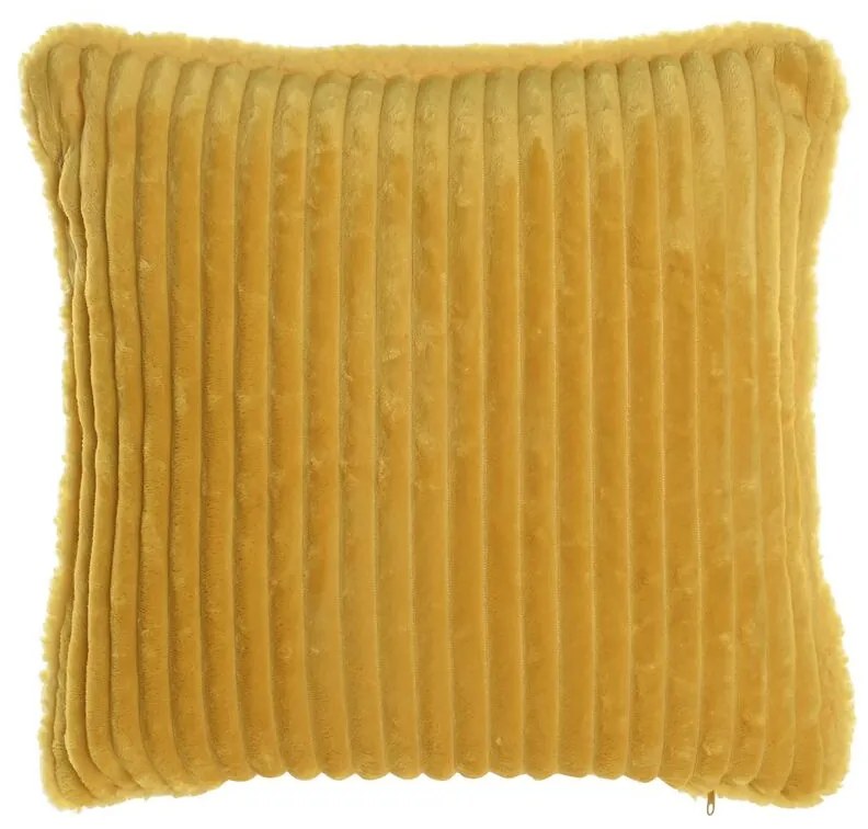 Almofada DKD Home Decor Amarelo Mostarda Quadrado 45 x 15 x 45 cm