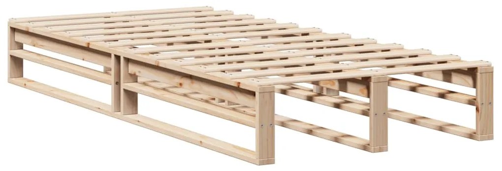 Cama sem colchão 90x200 cm madeira de pinho maciça