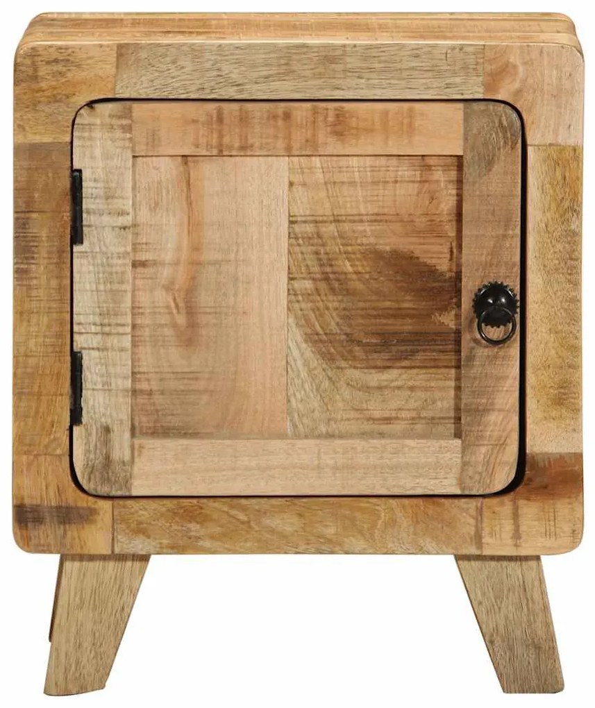 Mesas de cabeceira 2 pcs 40x32x46 cm mangueira áspera maciça