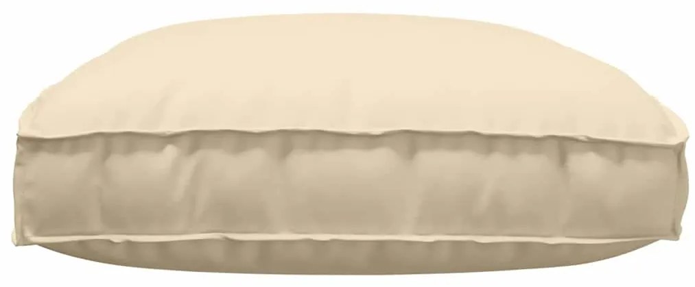 Cushion para Palete para Assento Bege 120x80x12 cm em Tecido Oxford