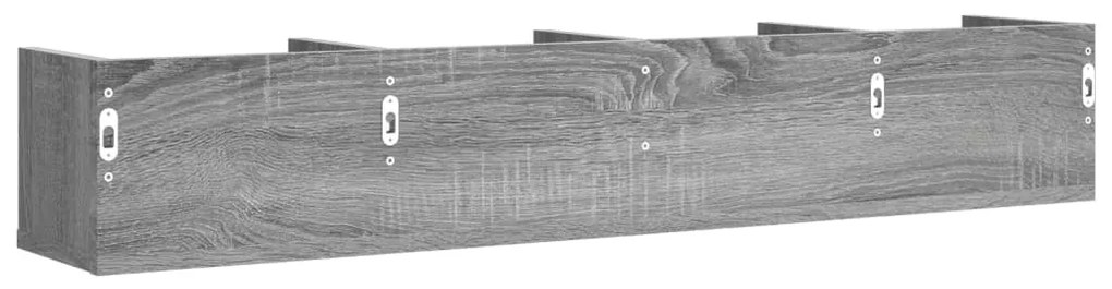 Armários parede 2 pcs 99x18x16,5 cm deriv. madeira cinza sonoma