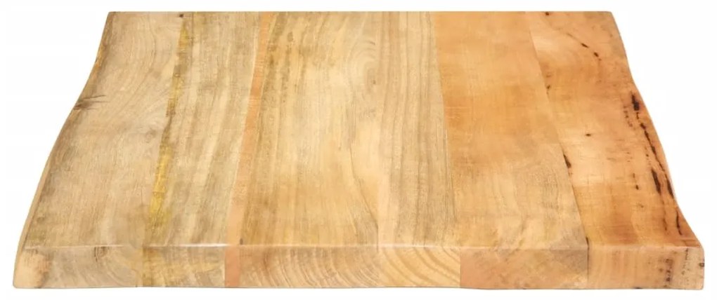Tampo de mesa c/ borda viva 40x40x2,5 cm mangueira maciça