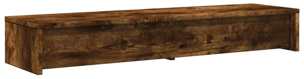 Suporte p/ monitor c/ gavetas derivados madeira carvalho fumado