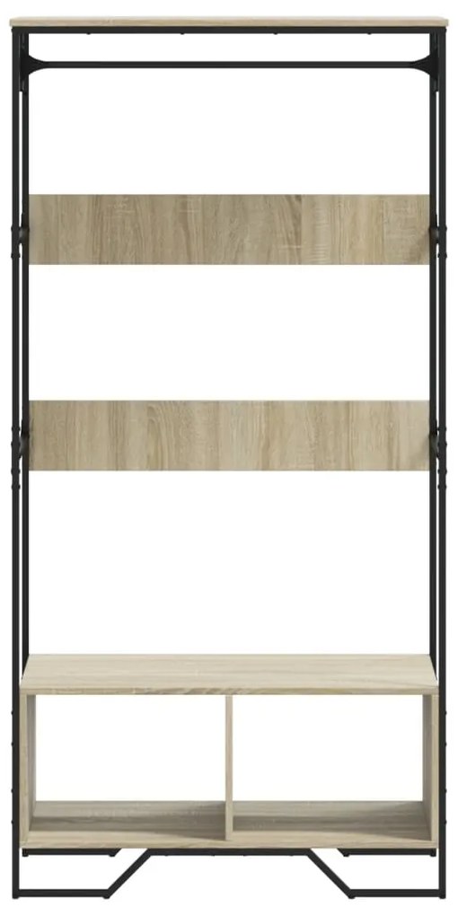 Roupeiro 90x50x180 cm derivados de madeira carvalho sonoma