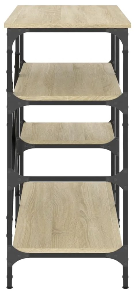 Estante 90x40x84 cm derivados de madeira/metal carvalho sonoma
