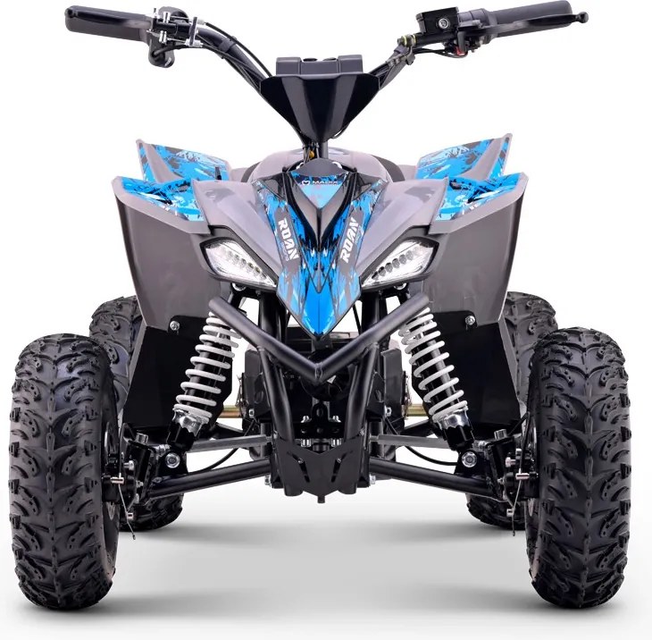 MINI MOTO 4 PARA CRIANÇAS 1000W 36V Roan RATTE C/ Marcha atrás e limitador Azul